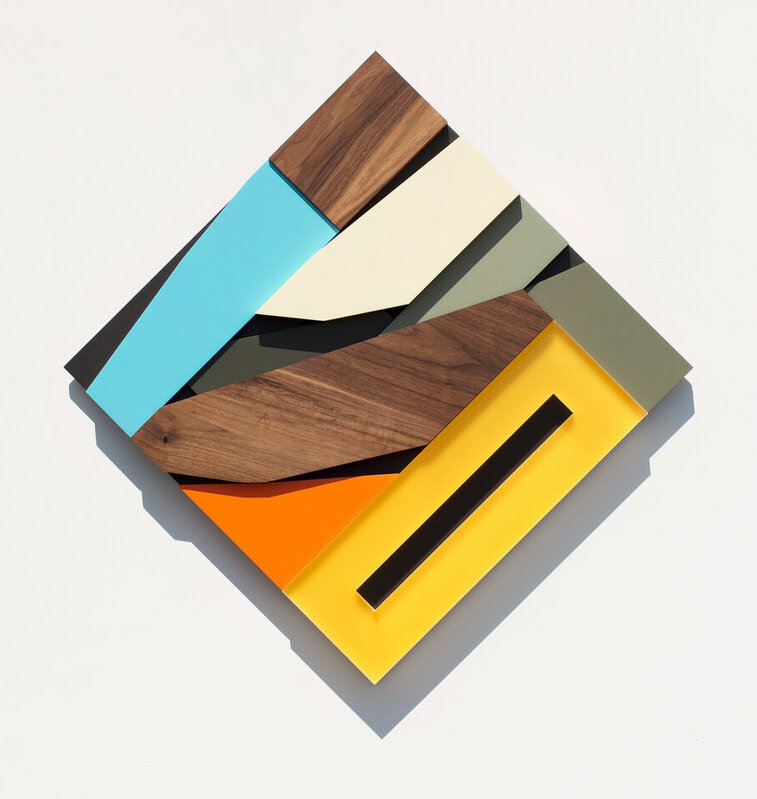 Charlie Edmiston, ‘Untitled (Manila 2 of 2)’, 2019, Mixed Media, Synthetic polymer, resin, American walnut and MDF on plywood, Octavia Art Gallery