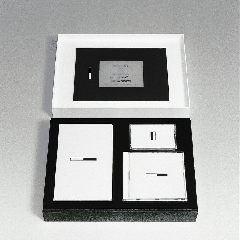 Philippe Cazal, ‘Factice’, 1995, Print, Multiple, Box, Cassette Tape, Video Cassette, CD, Diskette, Ektachrome, michèle didier