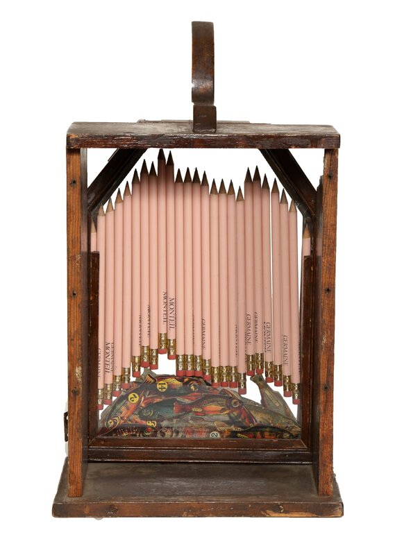 Arman, ‘Pencils in a Wooden Box’, Late 20th Century, Sculpture, Mixed Media, RoGallery