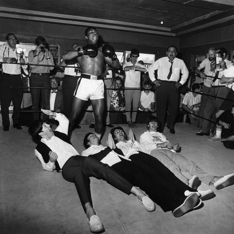 Harry Benson, ‘Cassius Clay and the Beatles’, 1964, Photography, Archival Pigment Print, TASCHEN