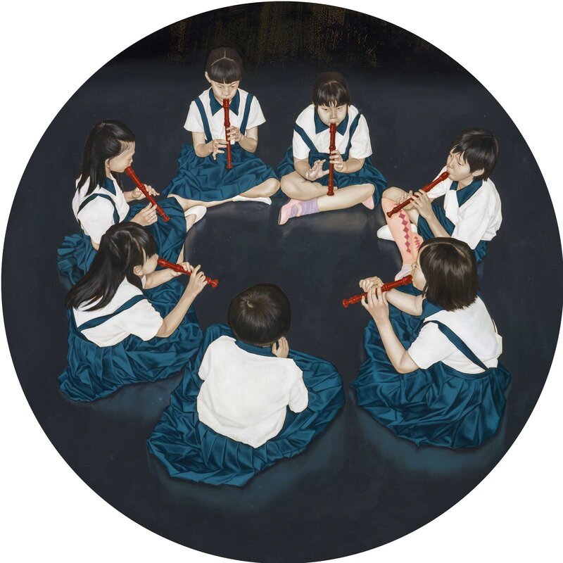 Yih-Han Wu, ‘All Playing Together III’, 2015, Painting, Oil on Canvas, Aki Gallery