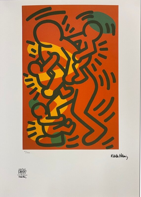 Keith Haring, ‘Untitled’, ca. 1985, Print, Offset lithograph on wove paper, Samhart Gallery