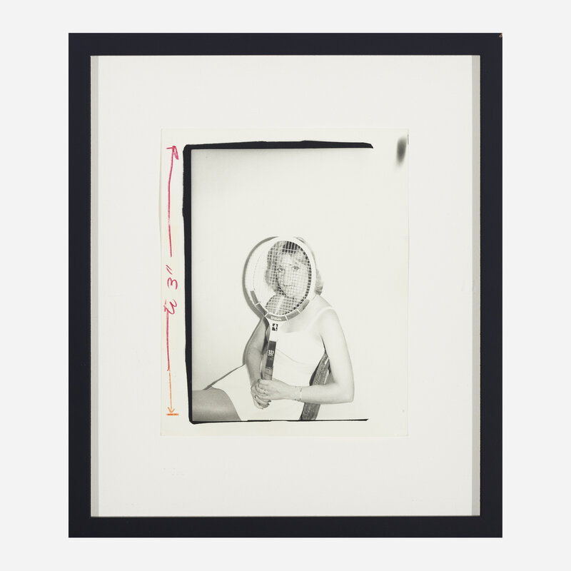 Andy Warhol, ‘Chris Evert’, c. 1977, Print, Unique gelatin silver print, Rago/Wright/LAMA