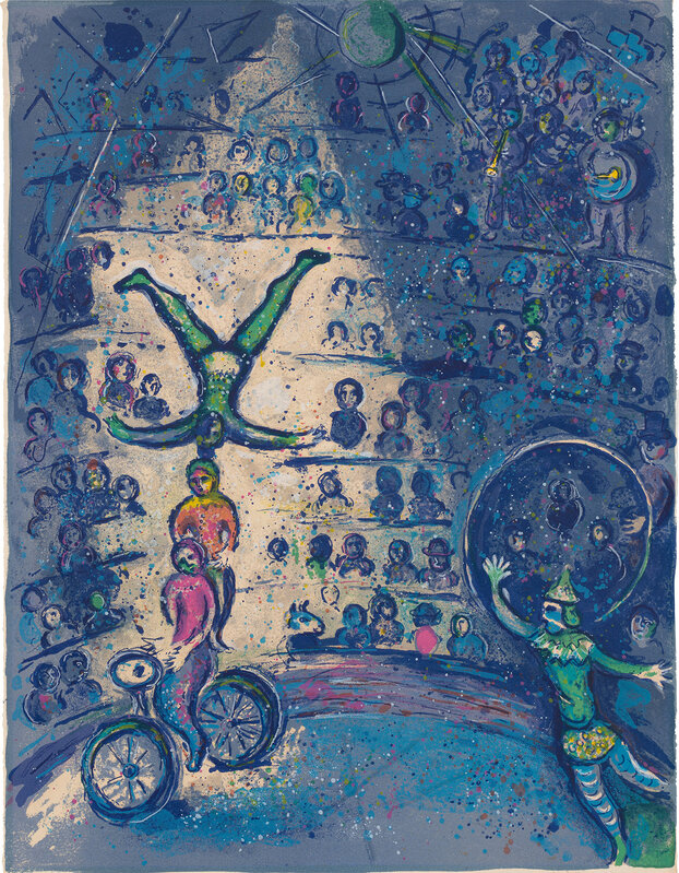 Marc Chagall, ‘Le Cirque (The Circus): one plate (M. 491, C. 68)’, 1967, Print, Lithograph in colours, on Arches paper, the full sheet., Phillips