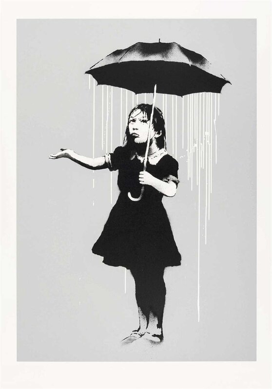 Banksy, ‘NOLA (White Rain)’, 2008, Print, Screen print in colours on paper, Tate Ward Auctions