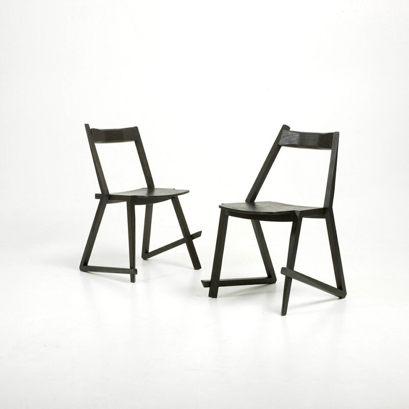 Numen / For Use, ‘DFKT (stackable chair)’, Sculpture, Solid wood (FSC certified Slavonian oak), Ikon Arts Foundation