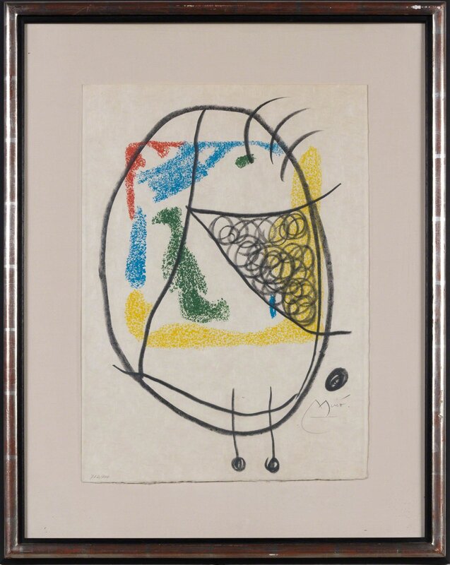 Joan Miró, ‘LES ESSÈNCIES DE LA TERRA (M. 582; SEE C. BOOKS 123)’, 1968, Print, Hand-colored lithograph, Doyle