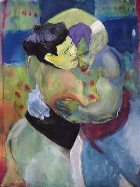 Barbara Herzfeld, ‘Sumo 2’, 2016, Painting, Watercolor, Carter Burden Gallery