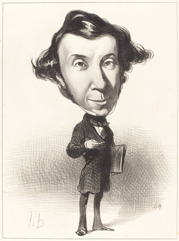 Honoré Daumier, ‘Alex. Ch. Henri de Tocqueville’, 1849, Print, Lithograph, National Gallery of Art, Washington, D.C.