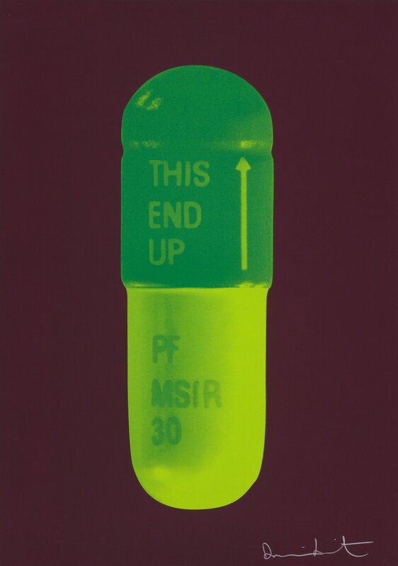 Damien Hirst, ‘The Cure - Chocolate/Emerald Green/Lime Green’, 2014, Print, Silkscreen on Somerset Tub Sized 410gsm. Signed and numbered., Paul Stolper Gallery
