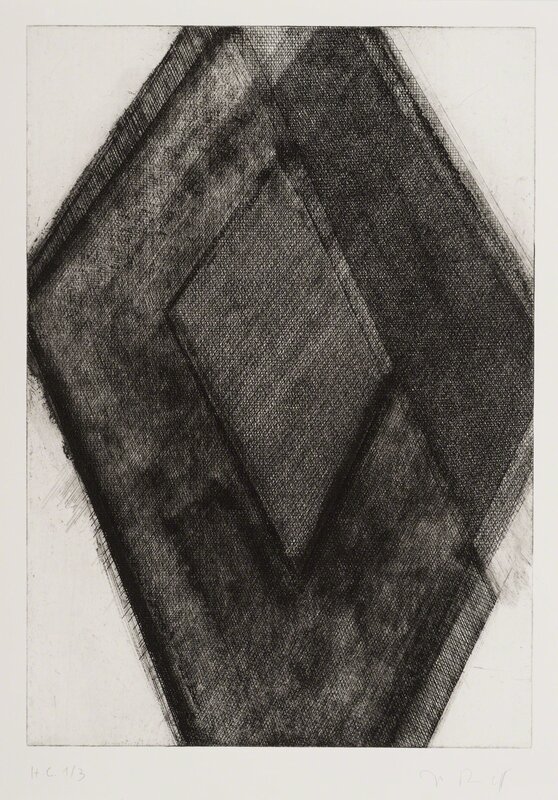 José Pedro Croft, ‘Sem Título’, 2013, Print, Água tinta, água forte, ponta seca e maneira negra, Mul.ti.plo Espaço Arte 