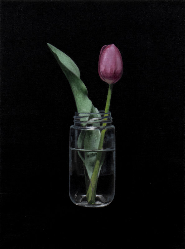 Ian Shatilla, ‘Pink Tulip’, 2021, Painting, Oil on Linen, BBAM! Gallery