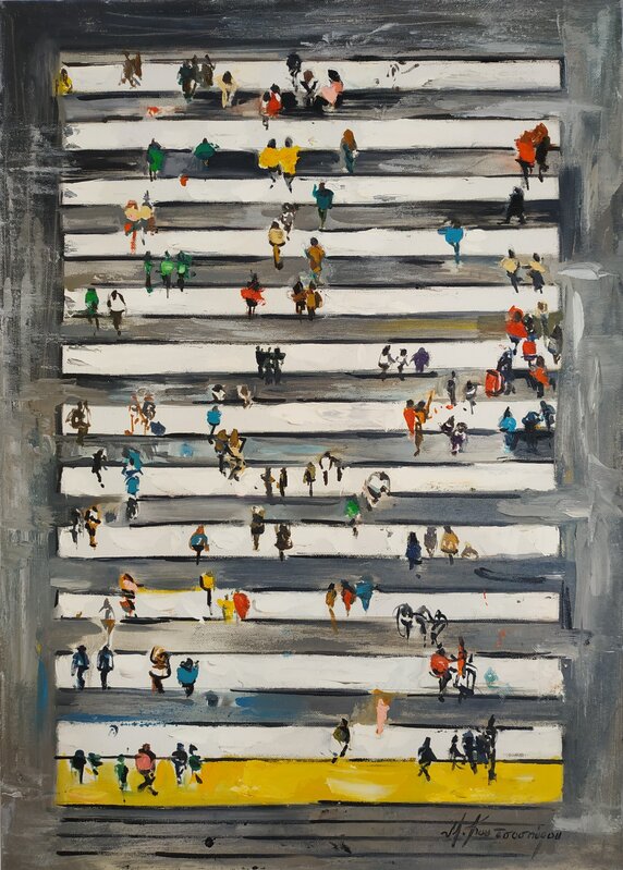 Marina Koutsospyrou, ‘From the top’, 2021, Painting, Oil on canvas, nord.