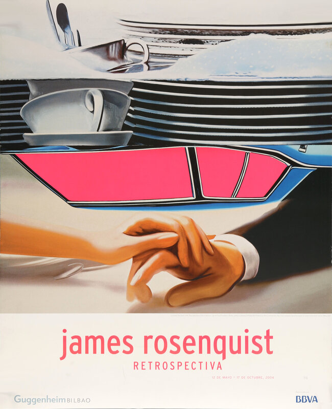 James Rosenquist, ‘James Rosenquist Retrospectiva, Guggenheim Bilboa Museum Poster’, 2004, Posters, Original Lithographic Museum Exhibition Poster, David Lawrence Gallery