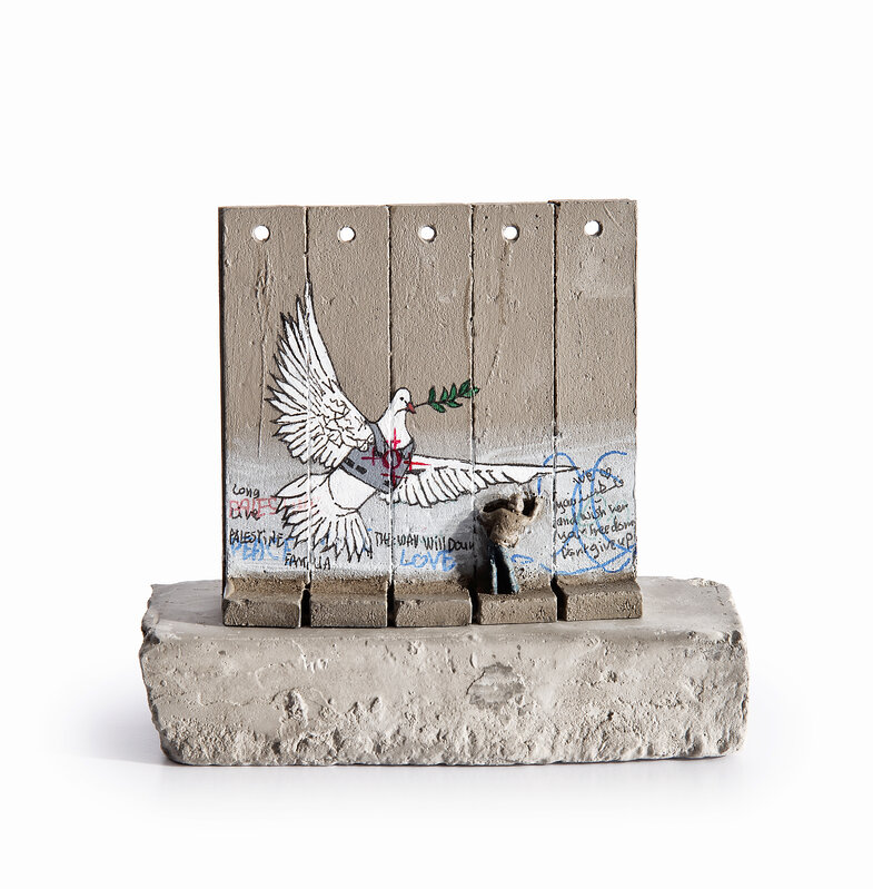 Banksy, ‘Walled Off Hotel - Five Part Souvenir Wall Section’, Sculpture, Hand painted resin sculpture with West Bank Separation Wall base, Tate Ward Auctions