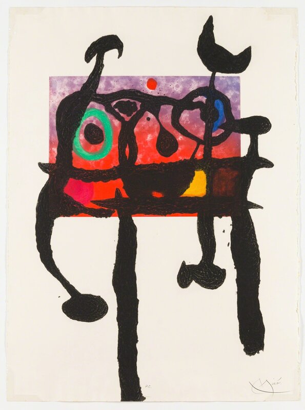 Joan Miró, ‘The Samurai’, 1968, Print, Aquatint and carborundum, Christopher-Clark Fine Art