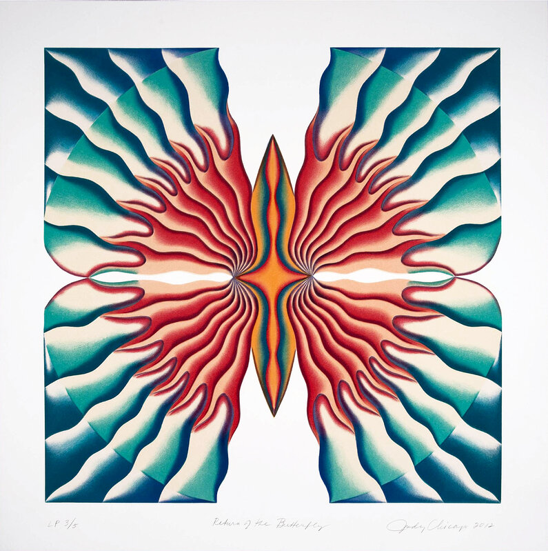 Judy Chicago, ‘Return of the Butterfly’, 2012, Print, Lithograph, Turner Carroll Gallery