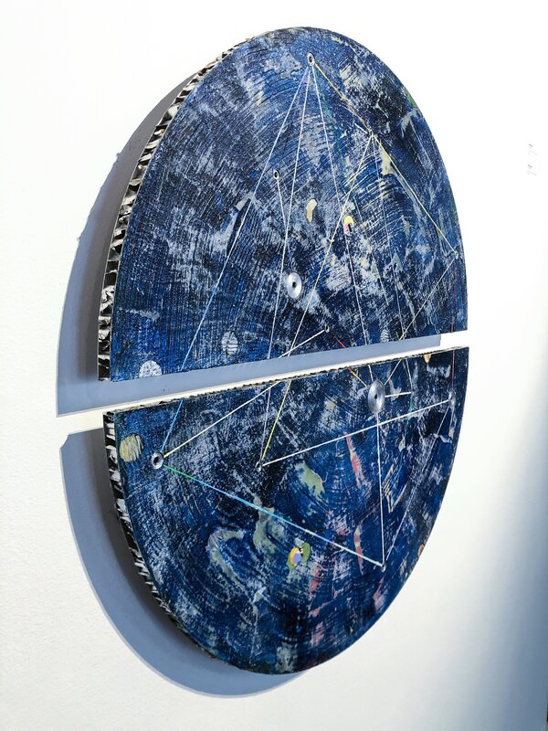 Francie Hester, ‘Unfolding Series C’, Installation, Acrylic and wax on aluminum honeycomb panel, Long View Gallery