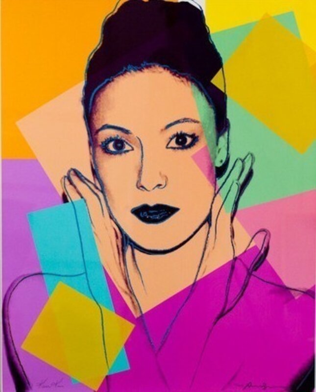 Andy Warhol, ‘Karen Kain’, 1980, Print, Original Color Screenprint with Diamond Dust on Lenox Museum Board, Caviar20