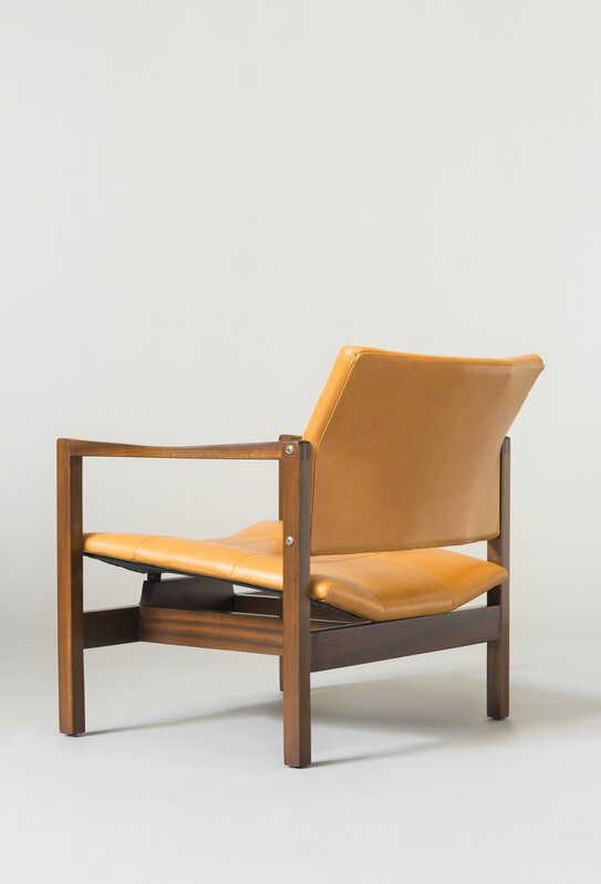 Michel Mortier, ‘Pair of armchairs SF112 - Hexagone’, 1960, Design/Decorative Art, Teak, foam and leather, Galerie Pascal Cuisinier