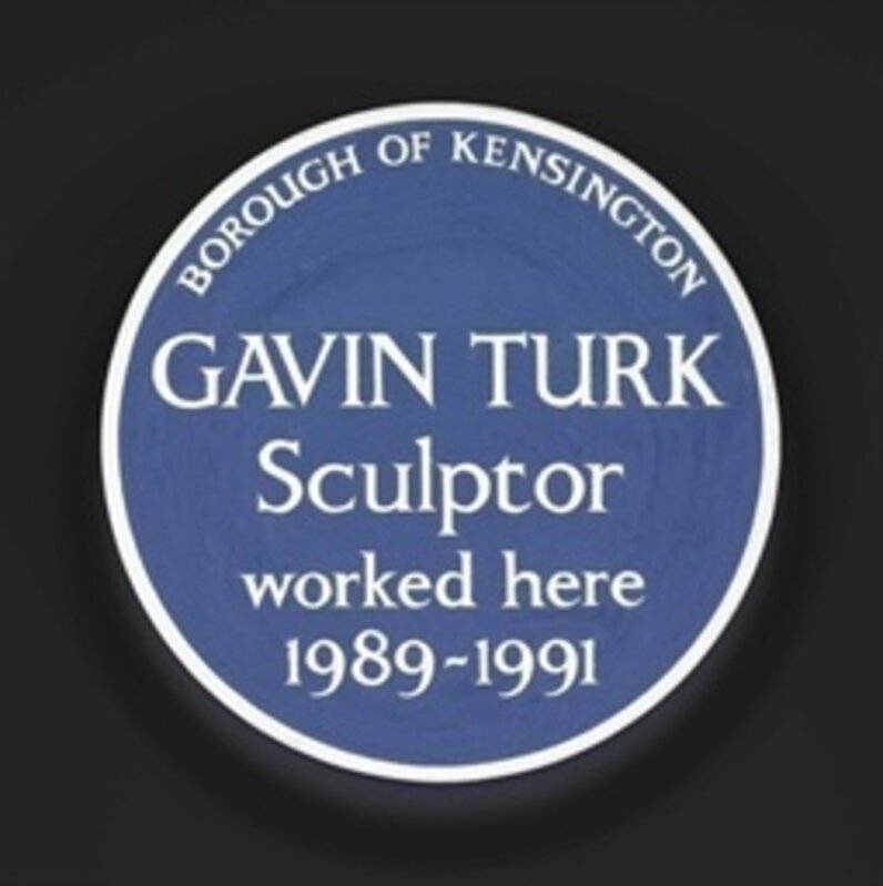 Gavin Turk, ‘Cave’, 1997, Sculpture, Ceramic plaque, Ben Brown Fine Arts