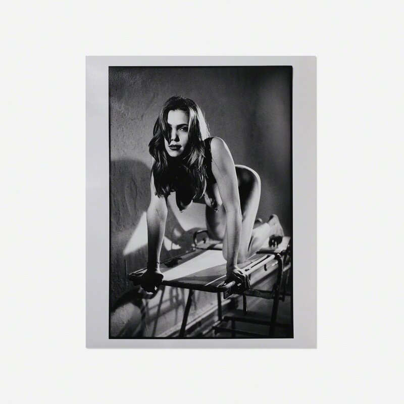 Richard Kern, ‘Monica on Table at Beths’, 1983, Photography, Silver halide print, Rago/Wright/LAMA/Toomey & Co.