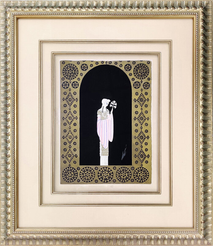 Erté, ‘LA PRINCESSE LOINTAINE: LES FEMMES DE MILISSINDE’, 1929, Drawing, Collage or other Work on Paper, GOUACHE ON PAPER, Gallery Art