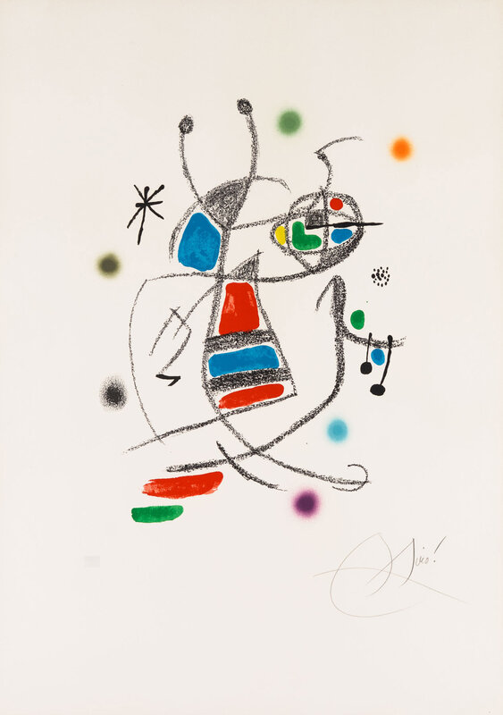 Joan Miró, ‘Untitled from Wonders with Acrostic Variations in the Garden of Miró’, 1975, Print, Lithograph, Christopher-Clark Fine Art