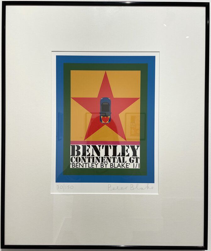 Peter Blake, ‘Bentley’, 2016, Print, Inkjet print in colours with screenprint varnish, Dellasposa