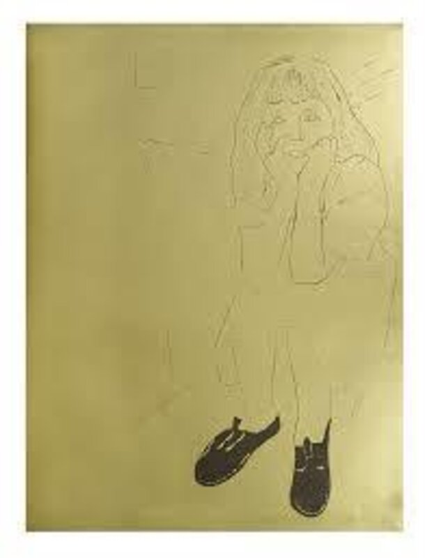 Andy Warhol, ‘A Gold Book’, 1957, Offset lithograph on gold paper, Rudolf Budja Gallery