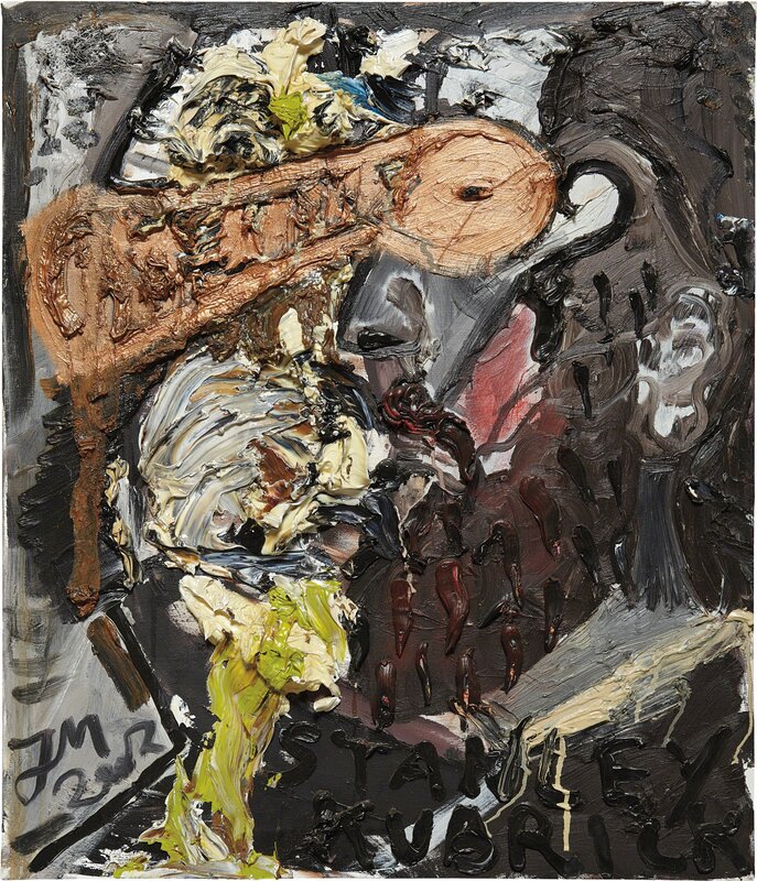 Jonathan Meese, ‘Dr. Kubroz (Sankt Maria Pfarr)’, 2002, Mixed Media, Oil and mixed media on canvas, Phillips