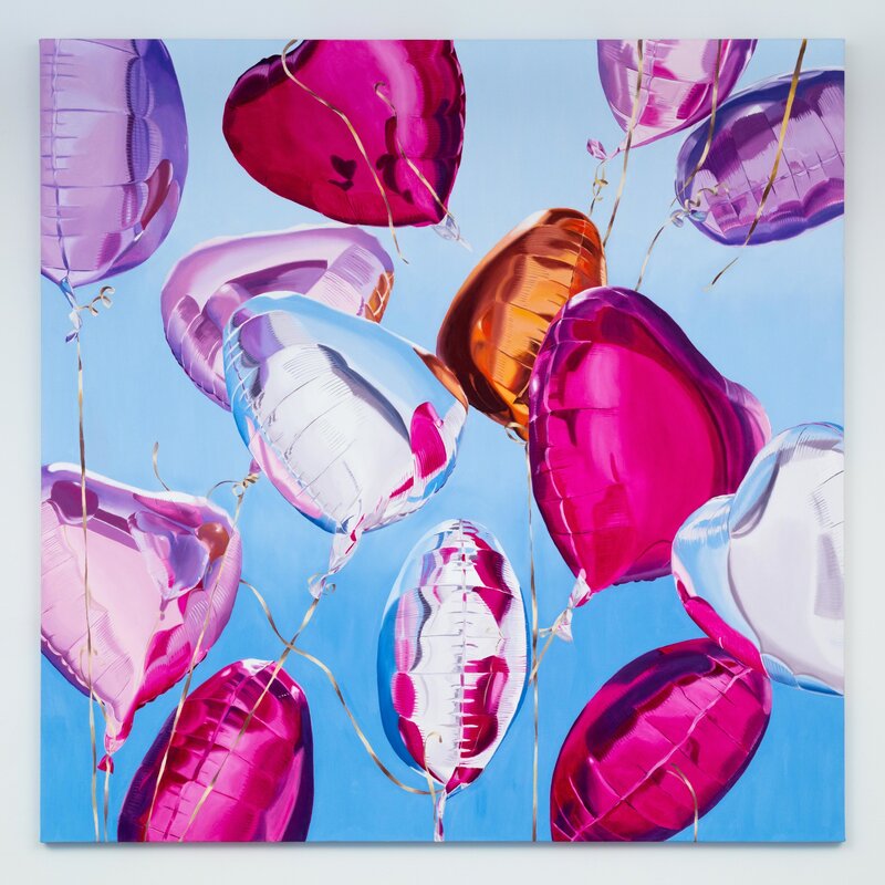 Gemma Gene, ‘Pink Balloons’, 2018, Painting, Oil on canvas, MvVO ART