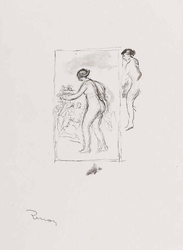 Pierre-Auguste Renoir, ‘Femme Au Cap de Vigne, 4e Variate (Delteil 47, Stella 47)’, 1904, Print, Lithograph, Forum Auctions