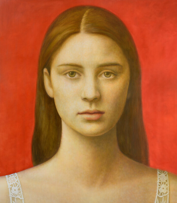 Alberto Gálvez, ‘Rojo Abril ’, Painting, Oil on linen, Nüart Gallery