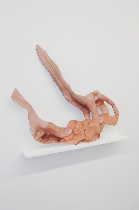Rachel de Joode, ‘Across Fingers Clay’, 2015, Sculpture, Inkjet print on Dibond, CINNNAMON