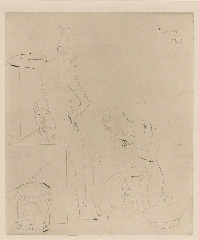 Pablo Picasso, ‘Le Bain (Bloch 12)’, 1905, Print, Drypoint, on Van Gelder paper, Doyle