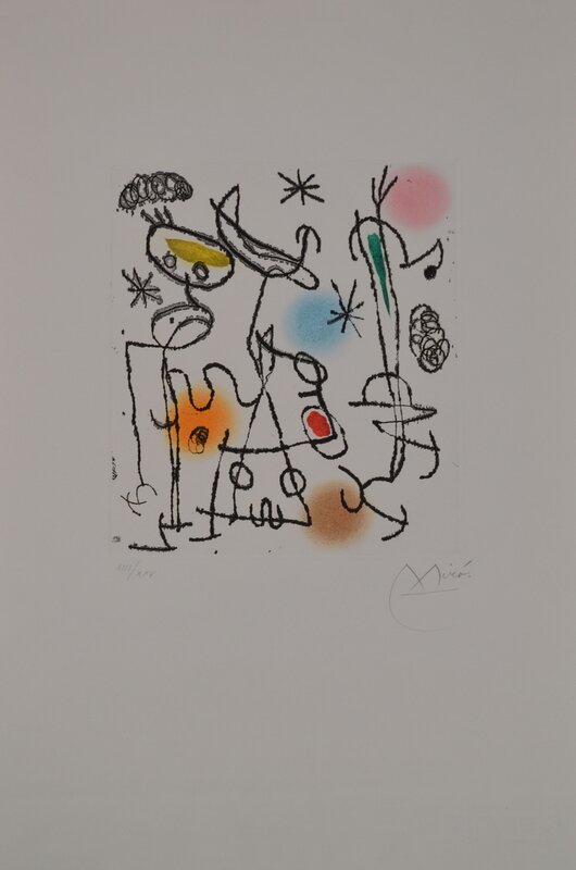 Joan Miró, ‘Paroles Peintres III - D446’, 1967, Print, Etching and Aquatint, Composition.Gallery