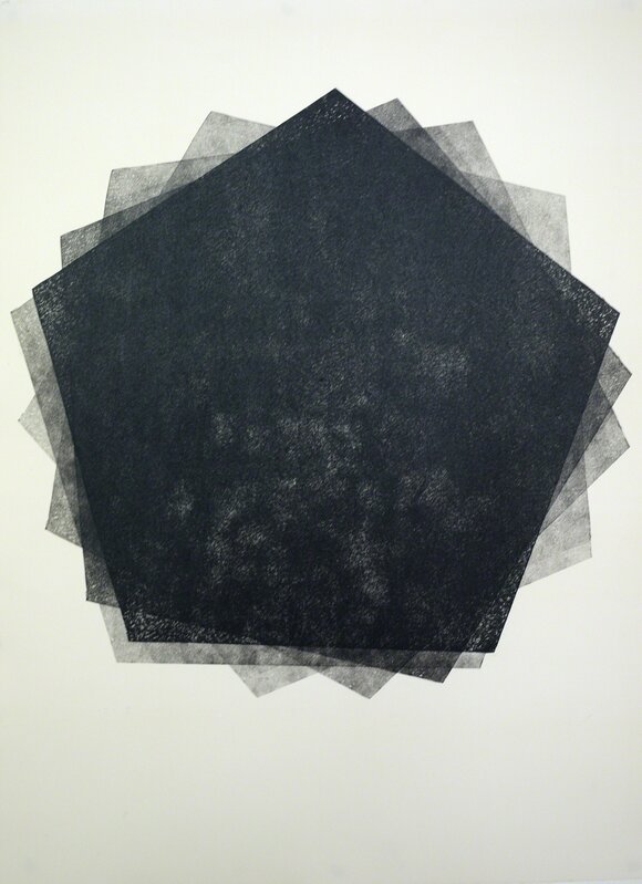 Luis Romero, ‘Sin título V (Pentágono)’, 2014, Print, Monotype / Lithographic ink on paper, Oficina #1