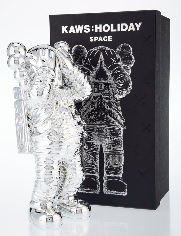 KAWS, ‘Holiday: Space (Silver)’, 2020, Sculpture, Polyurethane, Heritage Auctions