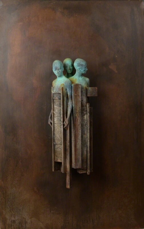 Jesús Curiá, ‘Dialogo III’, 2014, Sculpture, Bronze and iron, ATR Gallery
