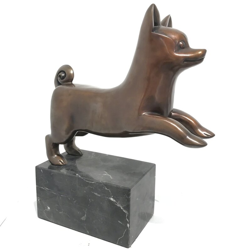Lim Leong Seng 林龙成, ‘Puppy’, ca. 2010, Sculpture, Bronze, Linda Gallery