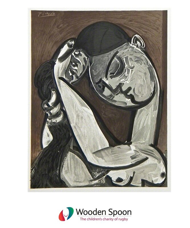 Pablo Picasso, ‘Untitled (Femme Se Coiffant from San Lazzaro et ses amis))’, 1975, Print, Lithograph on quality Arches wove paper, Lougher Contemporary Gallery Auction