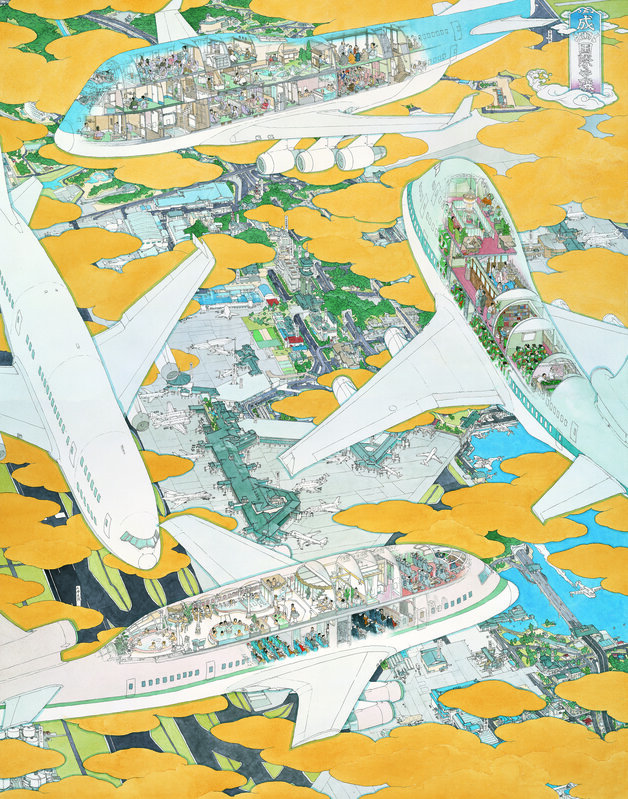 Yamaguchi Akira, ‘Narita International Airport: Various Curious Scenes of Airplanes’, 2018, Print, Inkjet print, Mizuma Art Gallery