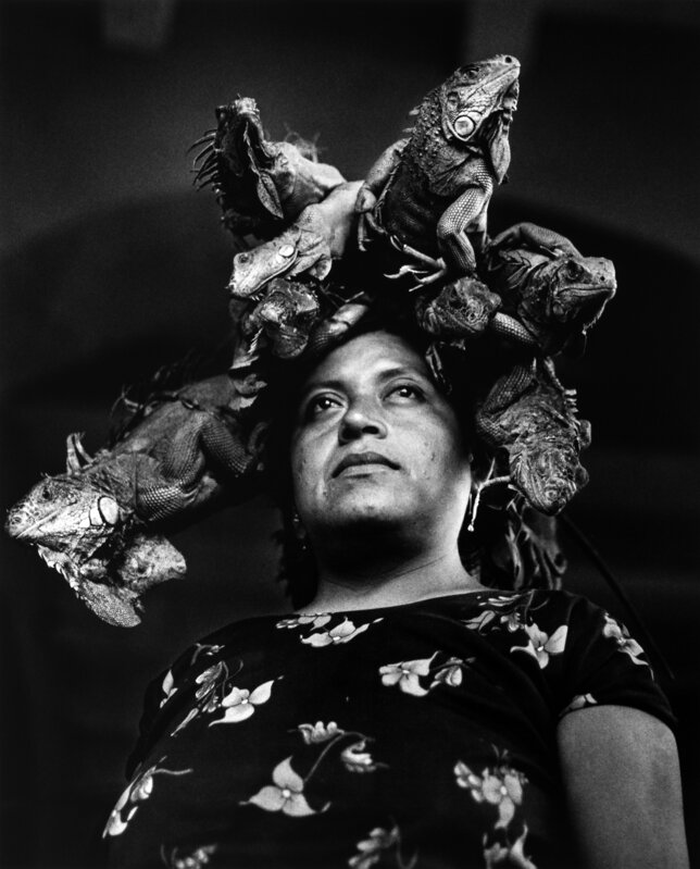 Graciela Iturbide, ‘Nuestra Señora de las Iguanas’, 1979, Photography, Silver gelatin print, Patricia Conde Galería