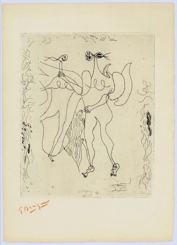 Georges Braque, ‘Théogonie’, 1932, Etching, Koller Auctions