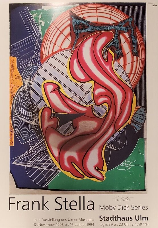 Frank Stella, ‘Moby Dick Series Poster’, 1993, Print, Offset lithograph on paper, Samhart Gallery