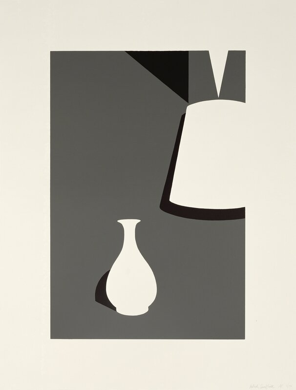 Patrick Caulfield, ‘Lamp and Lung Ch'uan Ware’, 1990, Print, Screenprint, Cristea Roberts Gallery