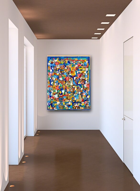 Jonas Fisch, ‘Cosmic Wisdom’, 2017, Painting, Acrylic, Mixed Media on Canvas, Artspace Warehouse