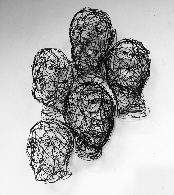 Joseph Janson, ‘Looking Out’, 2019, Sculpture, Wire, Wally Workman Gallery