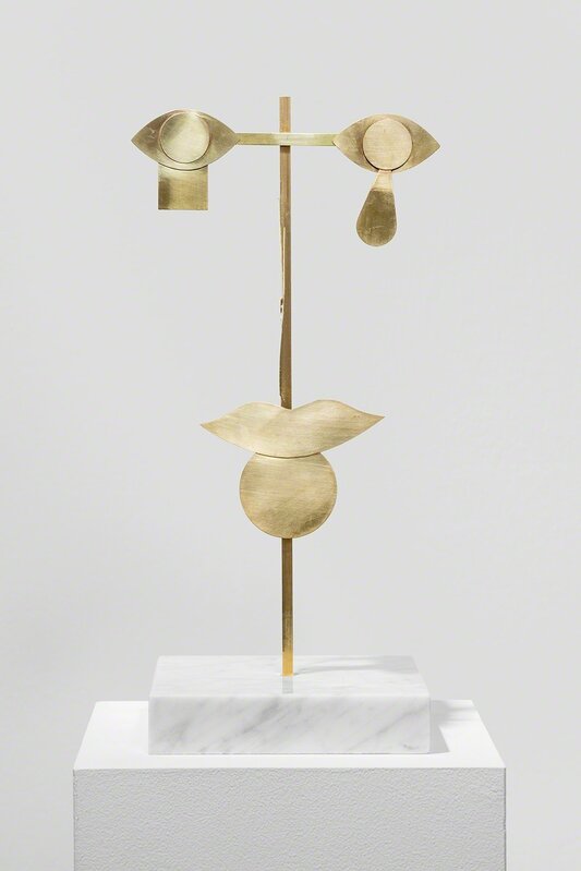 Robin Cameron, ‘Sad Eye Face’, 2014, Sculpture, Brass and marble, ROOM EAST